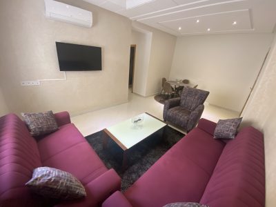 Bel appartement meublé avec goût à louer au centre ville enface wilaya de tanger
